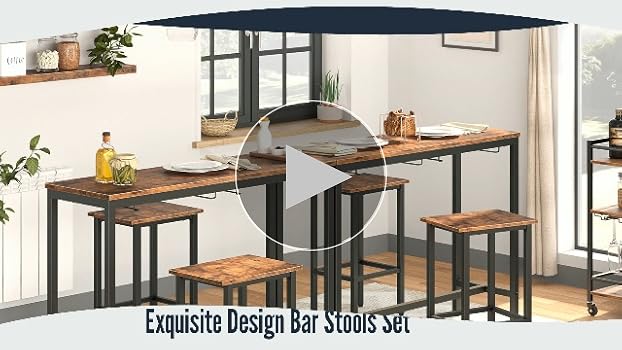 テーブル・チェア・ハンモック THE BAR COUNTER TABLE SPIDER EDITION Amazon.com - HOOBRO Bar Table Set, Pub Tables Bar Height